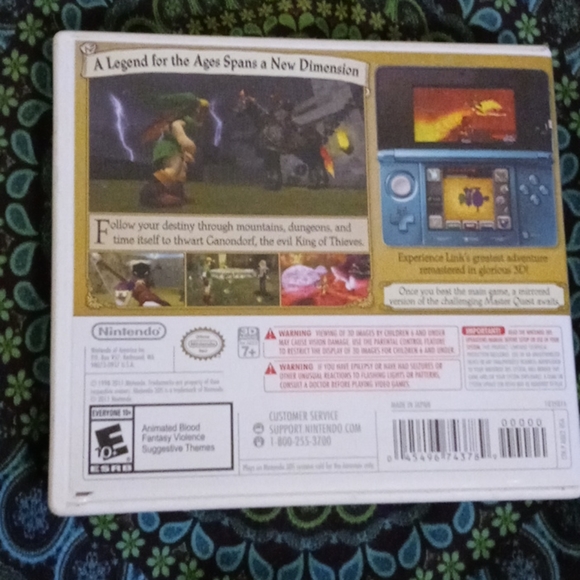 Zelda Ocarina of Time 3DS with case - Picture 3 of 7